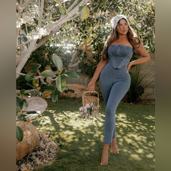 JLUXLABEL Pants - Jluxlabel x Nat & Liv Denim Stretch Run of the Town Pants NWT XL